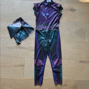 Descendants Mal Purple and Black Costume Jumpsuit with vest